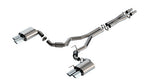 2024-2025 Mustang GT w/o Active Borla ATAK Cat-Back Exhaust with Quad Chrome Tips