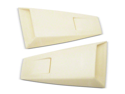 2005-2014 Cervini's Eleanor Style Quarter Window Louvers; Unpainted