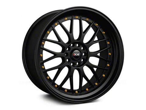 1994-2025 XXR 521 Black with Gold Rivets Wheel; 19x8.5; 25mm Offset