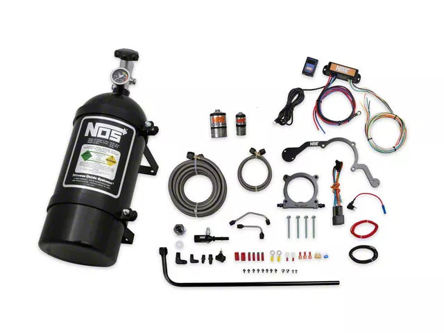 2018-2023 Mustang GT NOS Plate Wet Nitrous System; Black Bottle