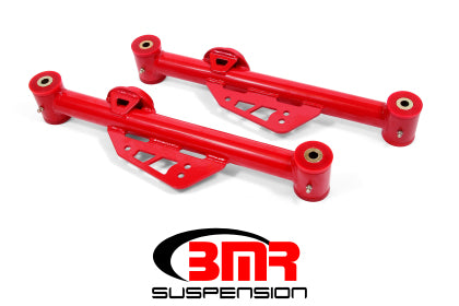 1979-1998 BMR Non-Adjustable DOM Rear Lower Control Arms; Polyurethane Bushings; Red