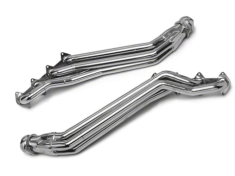 2005-2010 BBK 1-5/8-Inch Long Tube Headers; Polished Silver Ceramic