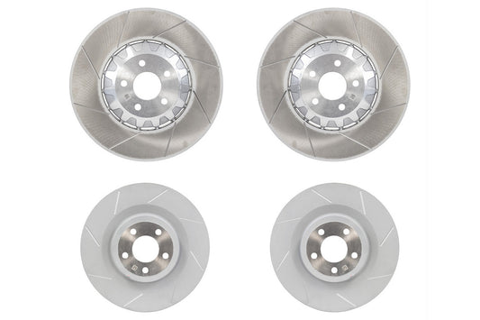 2024-2025 Steeda Mustang GT/Dark Horse Two-Piece Slotted Front & Rear Rotor Set