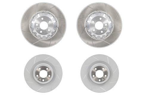 2024-2025 Steeda Mustang GT/Dark Horse Two-Piece Slotted Front & Rear Rotor Set