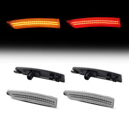 2024-2025 Ford Mustang S650 Smoke LED Side Markers (SET) (Smoked or Clear)
