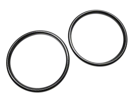 2015-2023 Mustang SpeedForm Door Speaker Trim; Carbon Fiber Style