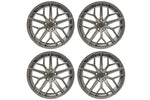 2005-2025 Steeda Mustang Trident Gloss Titanium Square Wheel Package - 19x10