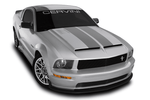 2005-2009 Mustang Cervinis Type 4 Ram Air Hood w/ Louvers