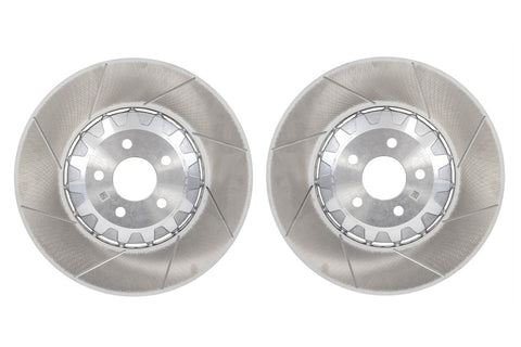 2024-2025 Steeda Mustang GT/Dark Horse Two-Piece Slotted Front Rotor Set