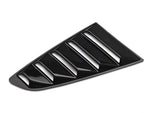 2015-2023 Mustang Vintage Quarter Window Louvers; Gloss Black