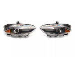 2018-2023 Mustang Raxiom LED Projector Headlights Black Housing Clear Lens