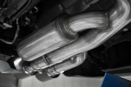 2018-2023 Mustang w/o Active Exhaust MBRP Armor Lite Street to Race Profile Axle-Back Conversion Kit