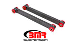 2005-2014 BMR Non-Adjustable Boxed Rear Lower Control Arms; Polyurethane Bushings; Black Hammertone