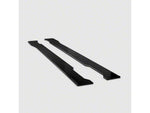 2013-2014 Side Skirt Splitter Set; Straight Faded