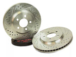 1994-2004 Baer Sport Drilled and Slotted Rotors; Rear Pair