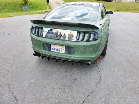 Carter's Customs 2010-2014 GT500 Wicker Bill Spoiler