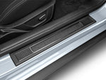 2015-2023 Mustang SpeedForm Door Sill Surround Accent Trim; Domed Carbon Fiber