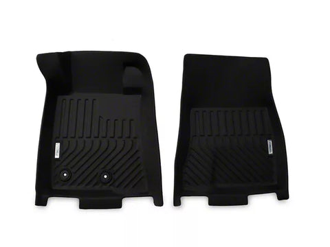 2015-2025 Mustang TruShield Precision Molded Front Floor Liners; Black