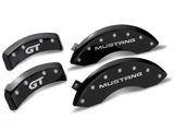 1999-2004 MGP Brake Caliper Covers with GT Logo; Black; Front and Rear