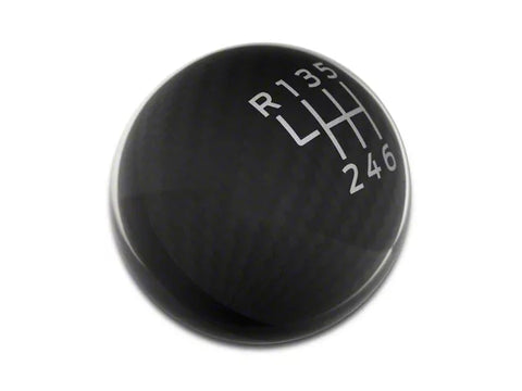 2015-2025 Ford Performance 6-Speed Shift Knob; Carbon Fiber