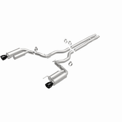 2024-2025 Mustang GT w/o Active Magnaflow Competition Series Cat-Back Exhaust System with Black Chrome Tips