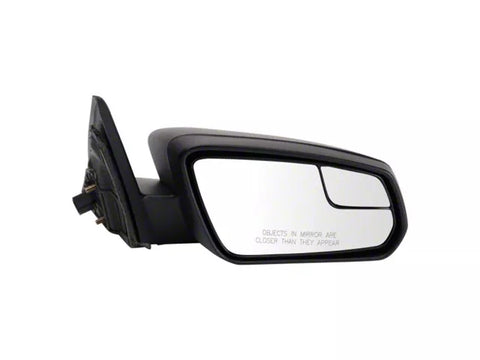 2013-2014 Manual Mirror; Textured Black; Passenger Side