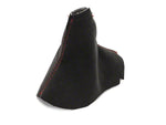 2015-2023 Mustang Premium Black Alcantara Manual Shift Boot with Red Stitching