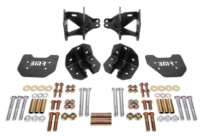 1979-2004 BMR Rear Coil-Over Conversion Kit with Control Arm Brackets; Black Hammertone