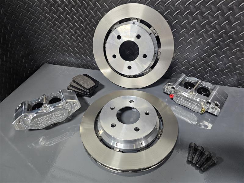 2024-2026 Mustang Dark Horse/ Performance Package Direct Bolt on Rear Pro Street Brake Kit - Aerospace Components