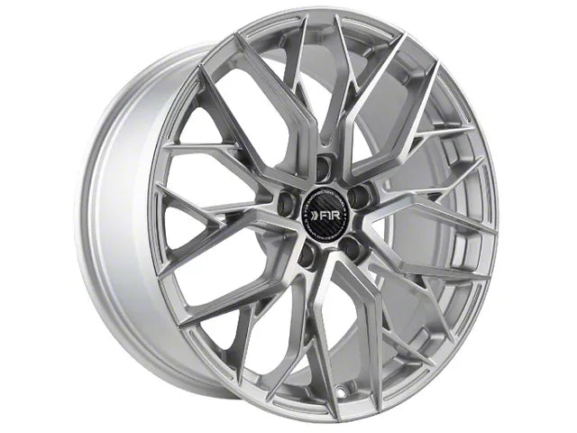 2005-2025 w/o Performance Pack F1R FS3 Machined Silver Wheel; 19x9.5; 38mm Offset