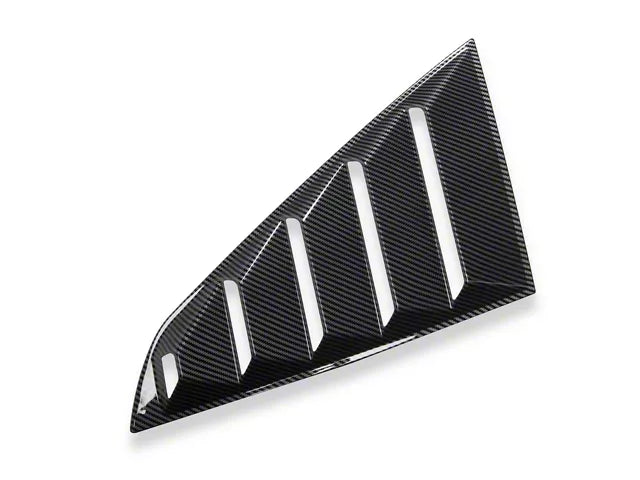 2024-2025 Mustang SpeedForm Vintage Quarter Window Louvers Carbon Fiber Appearance