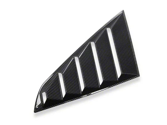 2024-2025 Mustang SpeedForm Vintage Quarter Window Louvers Carbon Fiber Appearance