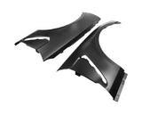 2010-2014 Ford Mustang S197 GT350 Style Aluminum Black Fenders - Pair