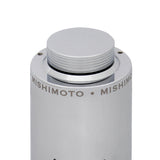 Universal Mishimoto Aluminum Power Steering Reservoir Tank; Silver