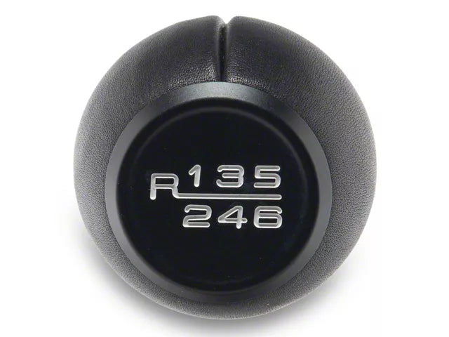2024-2025 Mustang GT, Dark Horse SpeedForm 6-Speed Leather Shift Knob