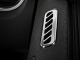 2010-2014 Modern Billet Door Vent Louvers; Chrome