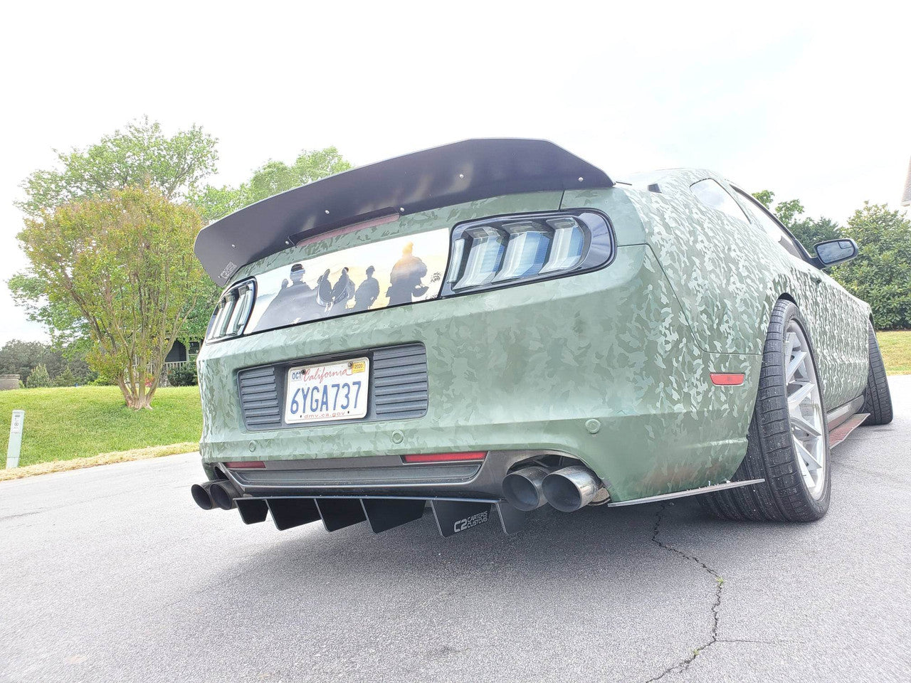 Carter's Customs 2010-2014 GT500 Wicker Bill Spoiler