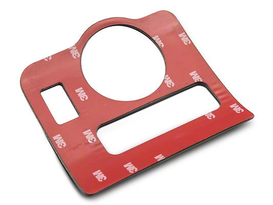 2010-2014 Brushed Dashboard HeadLight Switch Trim Plate with Polished Trim Rings