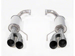 2024-2025 w/o Active exhaust Roush Axle-Back Exhaust with Black Tips