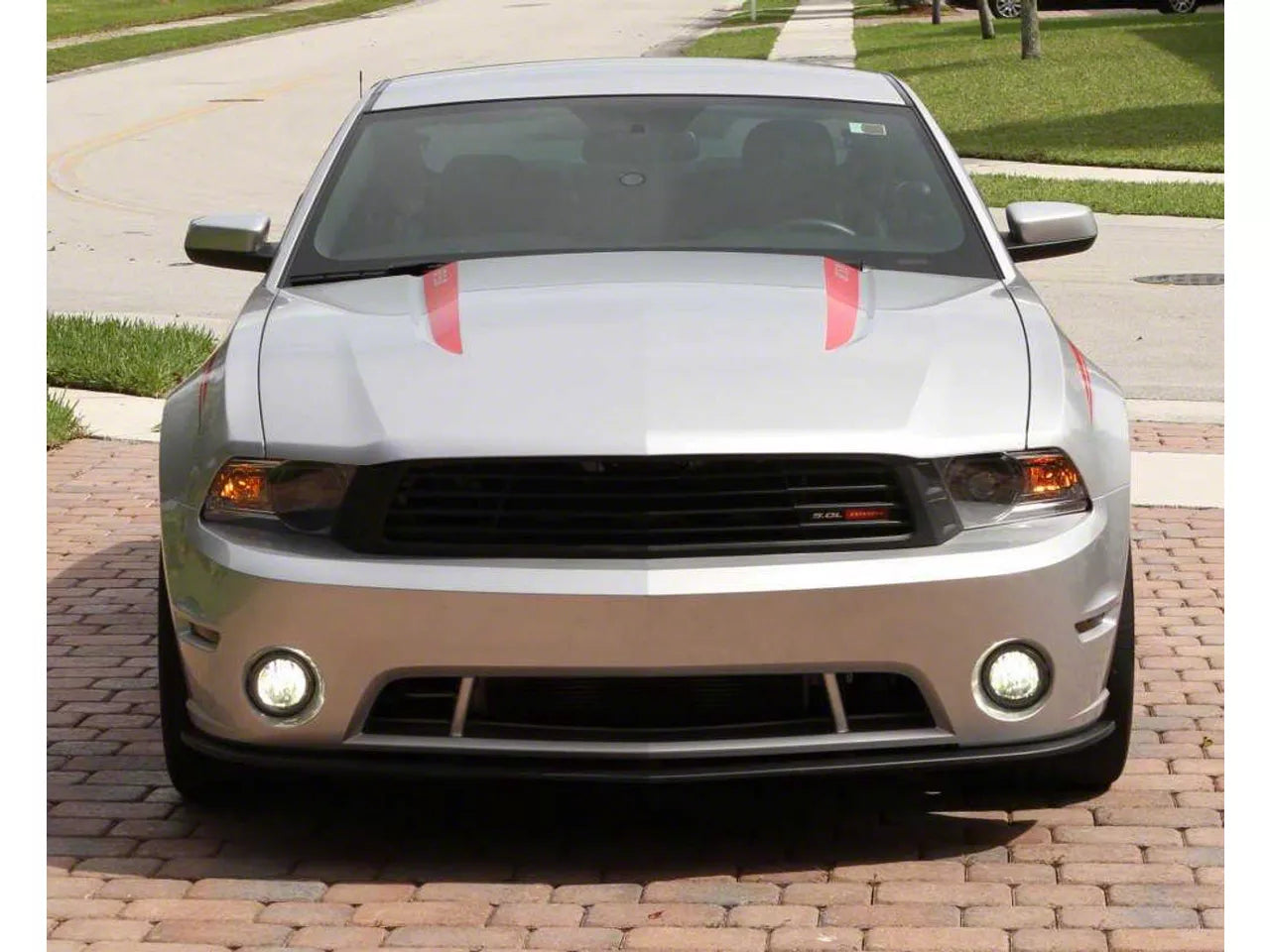 2010-2012 Mustang w/ Roush Front Bumper LED Halo Fog Lights