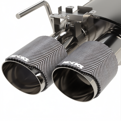 2018-2025 Mustang GT Kooks 3" Valved Touring Catback Exhaust w/ Carbon Tips