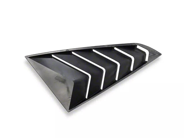 2024-2025 Mustang SpeedForm Sport Quarter Window Louvers Carbon Fiber Appearance