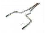 2024-2025 Mustang GT w/o Active Pypes H-Bomb Cat-Back Exhaust System with Polished Tips