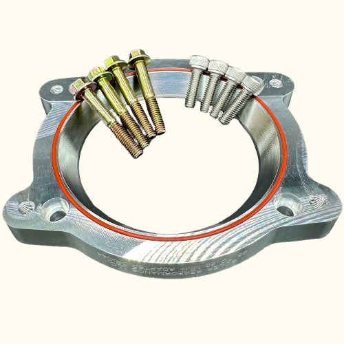 Mustang GT [5.0L] (11-26) Adapter (95mm TB to 80mm): 95MM TB to Ford Mustang GT/GT350 Stock Manifold/Aft. Mkt. Supercharger