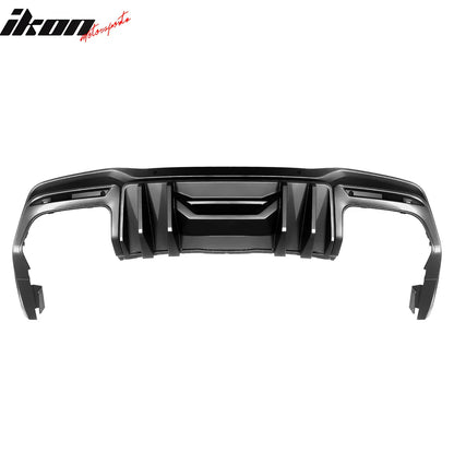 2024-2026 Ford Mustang Competition Style Gloss Black Rear Diffuser PP