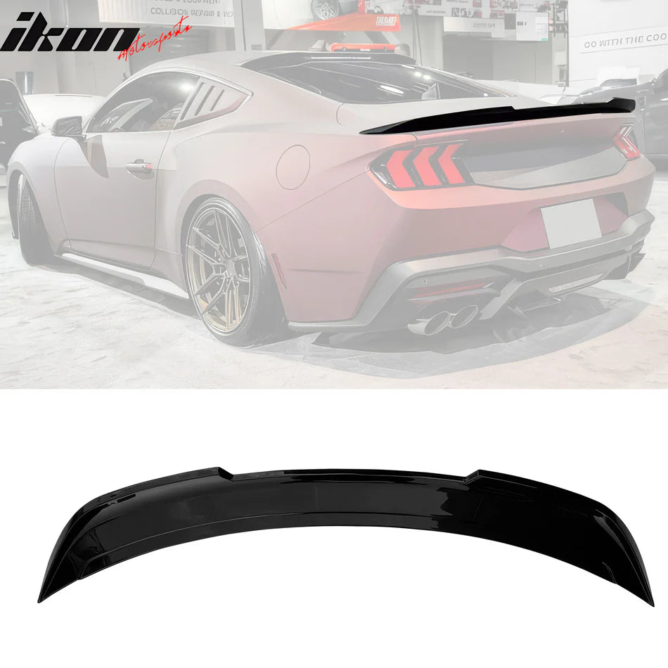 2024-2026 Ford Mustang Coupe DECK Style Trunk Spoiler Wing ABS