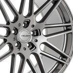 2005-2022 Mustang Velgen VF9 Gloss Gunmetal Wheel 20x9.5