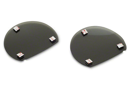 2010-2012 Fog Light Covers; Smoked