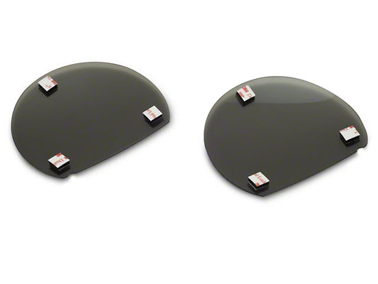 2010-2012 Fog Light Covers; Smoked