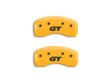 1994-1998 MGP Brake Caliper Covers with GT Logo; Yellow; Front and Rear